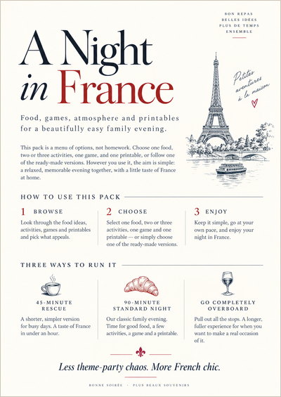 A Night in France — cover page