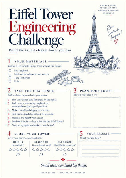Eiffel Tower Engineering Challenge