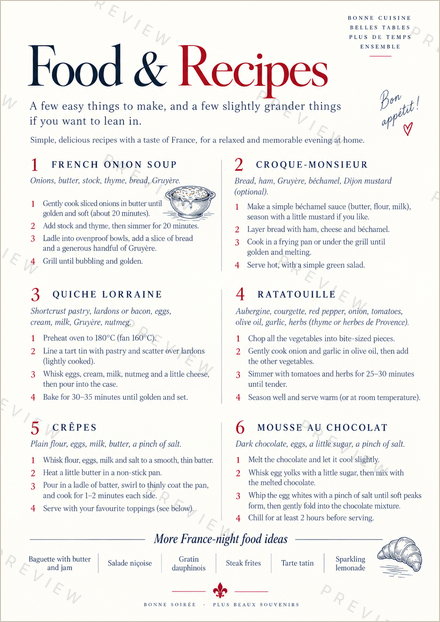 Food & Recipes