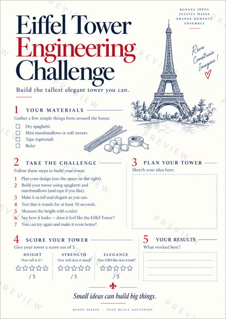 Eiffel Tower Engineering Challenge